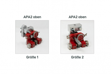 APA oben Größe 1 und Größe 2