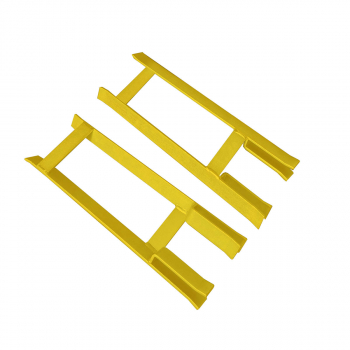 Distanzhalter für Paletten-Aufsatzrahmen in RAL 1016 (Schwefelgelb)