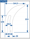 Spaltkeile für Sägen von 250 – 350 mm ø (T 1772)